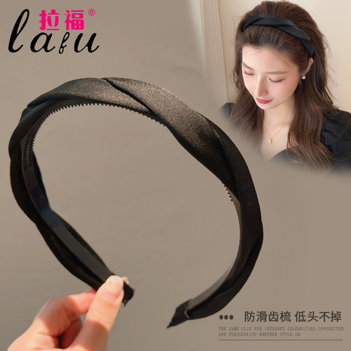 拉福发箍高级感韩版高颅顶头箍女