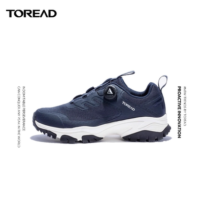 探路者徒步鞋男 春夏户外弹力透气休闲旅行BOA登山鞋TFAJ81005