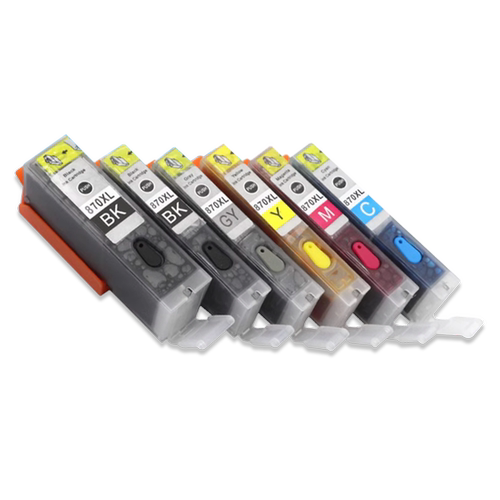 雄彩适用佳能PGI-870XL 871XL填充墨盒Canon Pixma MG7780 MG5780 TS8080 TS5080 TS9080 MG7720打印机墨水盒