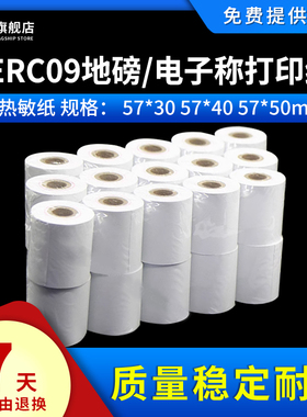 雄彩适用爱普生ERC09色带地磅打印纸57 *30仪表针式打印纸57*50 57*40双胶纸非热敏纸150II 1501I M160收银纸