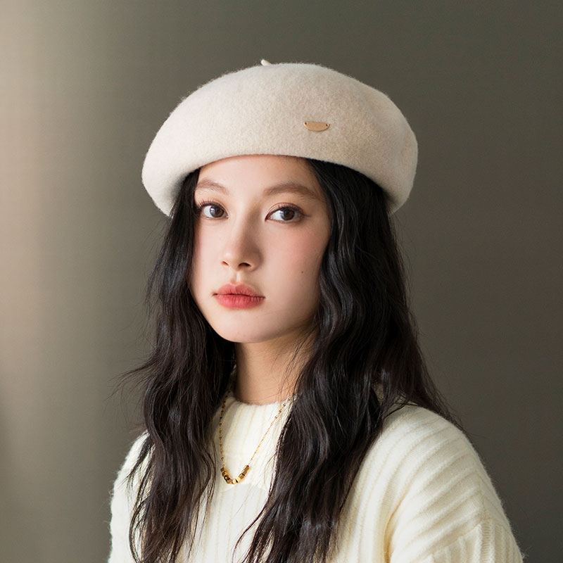 疯帽子贝雷帽日系百搭女秋冬