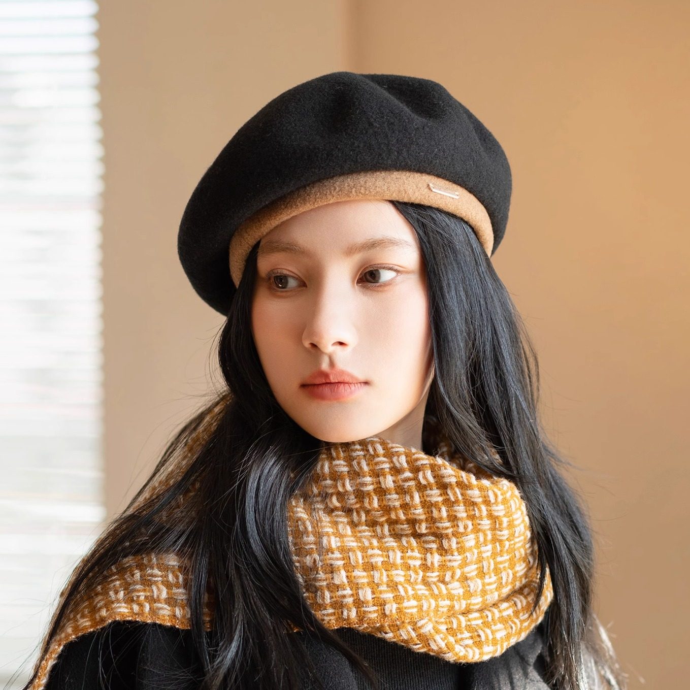 疯帽子 100%纯羊毛贝雷帽 时尚撞色百搭画家帽子女款秋冬新款,服饰配件/皮带/帽子/围巾,帽子,淘宝优惠券,粉丝福利购,淘宝优惠卷