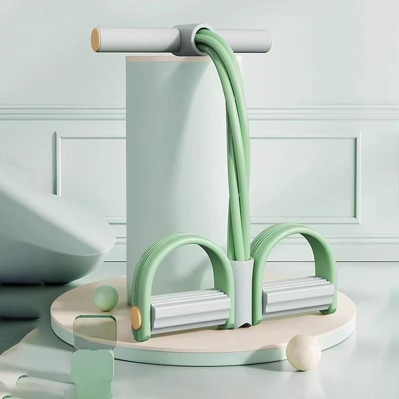 脚蹬拉力器拉力小燕飞健身仰卧起坐肚子拉伸辅助器材家用减肥神器