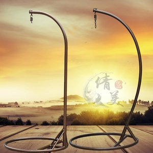 婴儿吊床摇篮床秋千支架吊篮铁架吊杆拳击沙包袋吊架鸟巢吊床配件