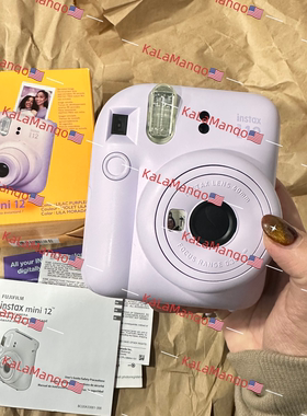 Fujifilm富士拍立得Mini12 新品升级 全新 五色可选 美国海淘正品