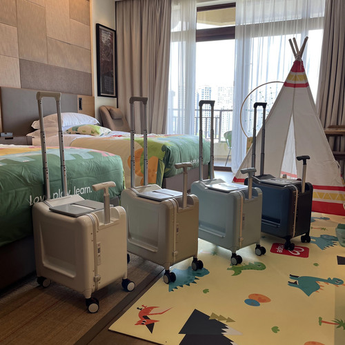 2026新款TSA海关锁20 寸登机箱德国新款男女儿童骑行行李箱