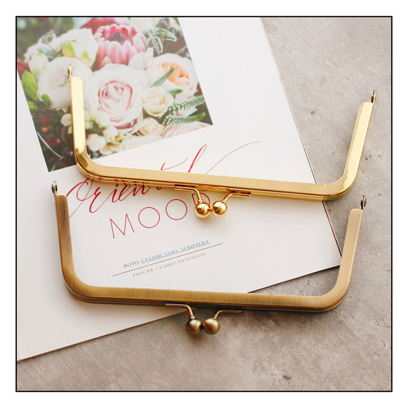 梯子形19.5CM光面无孔高品质上螺丝孔手工包口金手作手提包五金夹,箱包皮具/热销女包/男包,包袋配件,淘宝优惠券,粉丝福利购,淘宝优惠卷