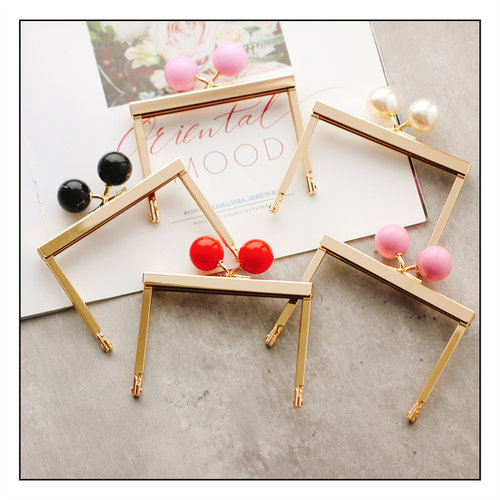 含阅五金口金糖果头跛脚铰