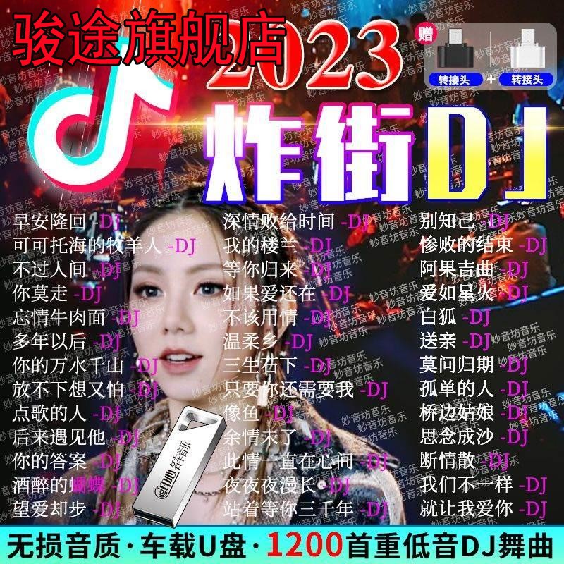 2024炸街DJ车载U盘流行新歌中文DJ串烧舞曲无损音质MP3/MP4音视频