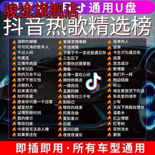 汽车载U盘无损高音质品质车用音乐优盘2024抖音新歌曲网红dj经典