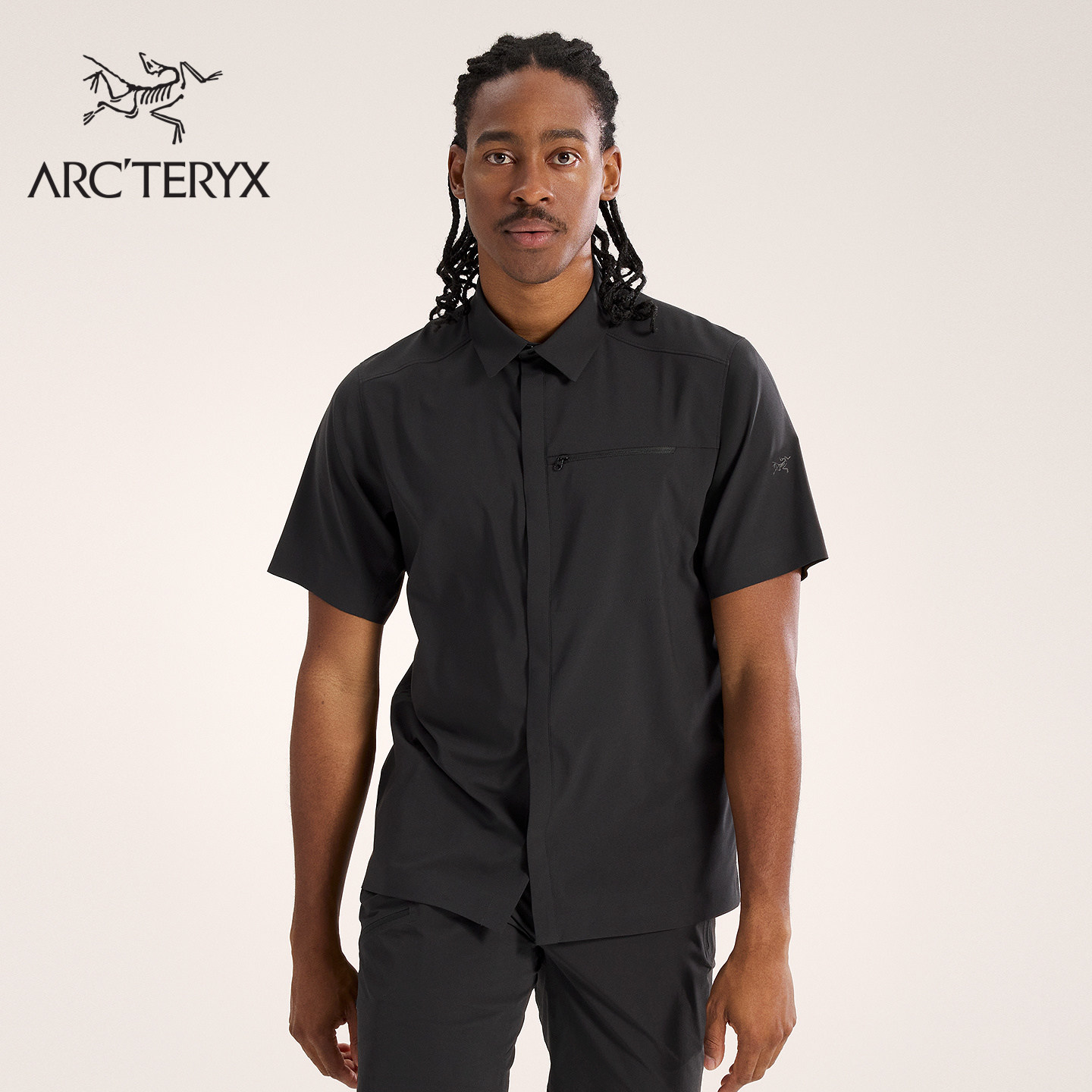 ARC'TERYX始祖鸟 SKYLINE SS SHIRT 男子 短袖衬衫