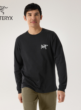 ARC'TERYX始祖鸟 KRAGG SL COTTON BIRD TILE 男子 棉质长袖T恤