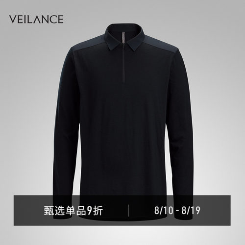 VEILANCEFRAME羊毛长袖POLO衫