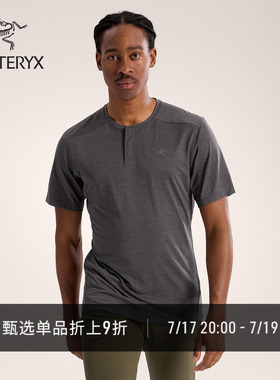 ARC'TERYX始祖鸟 KADEM HENLEY SS 男子 运动短袖T恤