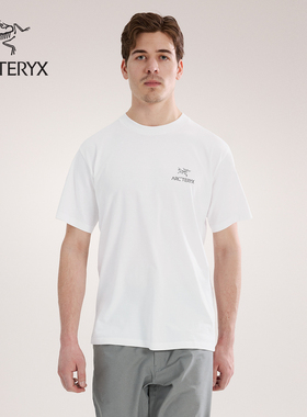 ARC'TERYX始祖鸟 KRAGG SL COTTON BIRD WORD  男子 棉质短袖T恤