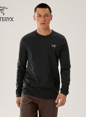 ARC'TERYX始祖鸟 CAPTIVE ARC'WORD LS 透气 男子 棉质长袖T恤