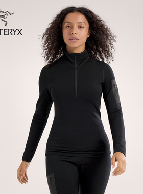 ARC'TERYX始祖鸟 KYANITE BASELAYER ZIP NECK 女子 内层长袖上装