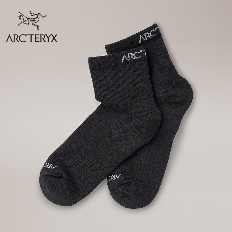 ARC'TERYX始祖鸟 MERINO WOOL QUARTER SOCK 透气 男女同款 袜子 运动包/户外包/配件 运动袜 原图主图