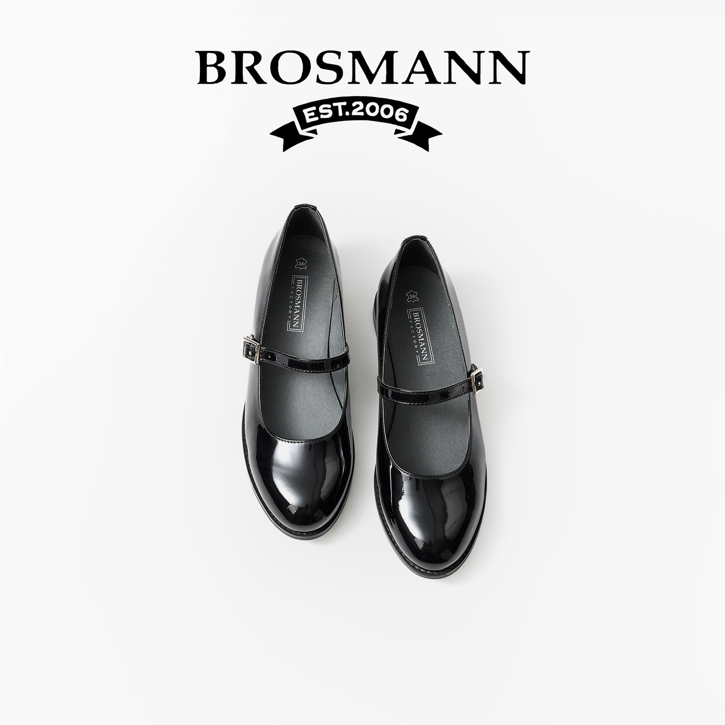 宝舒曼舒适玛丽珍真皮女2026新款一字扣女鞋漆皮高跟女款皮鞋单鞋,女鞋,玛丽珍鞋,淘宝优惠券,粉丝福利购,淘宝优惠卷