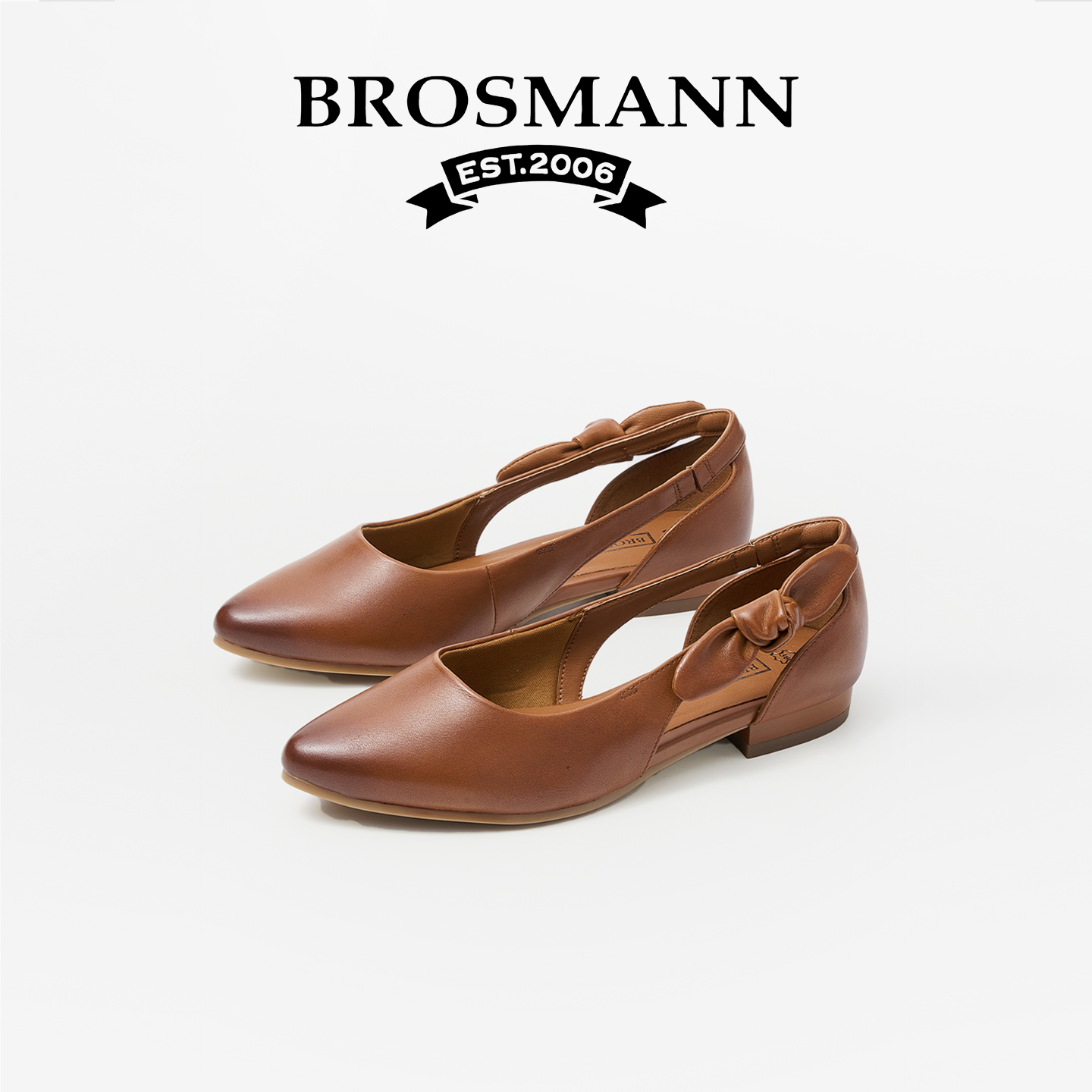 宝舒曼法式中空蝴蝶结单鞋