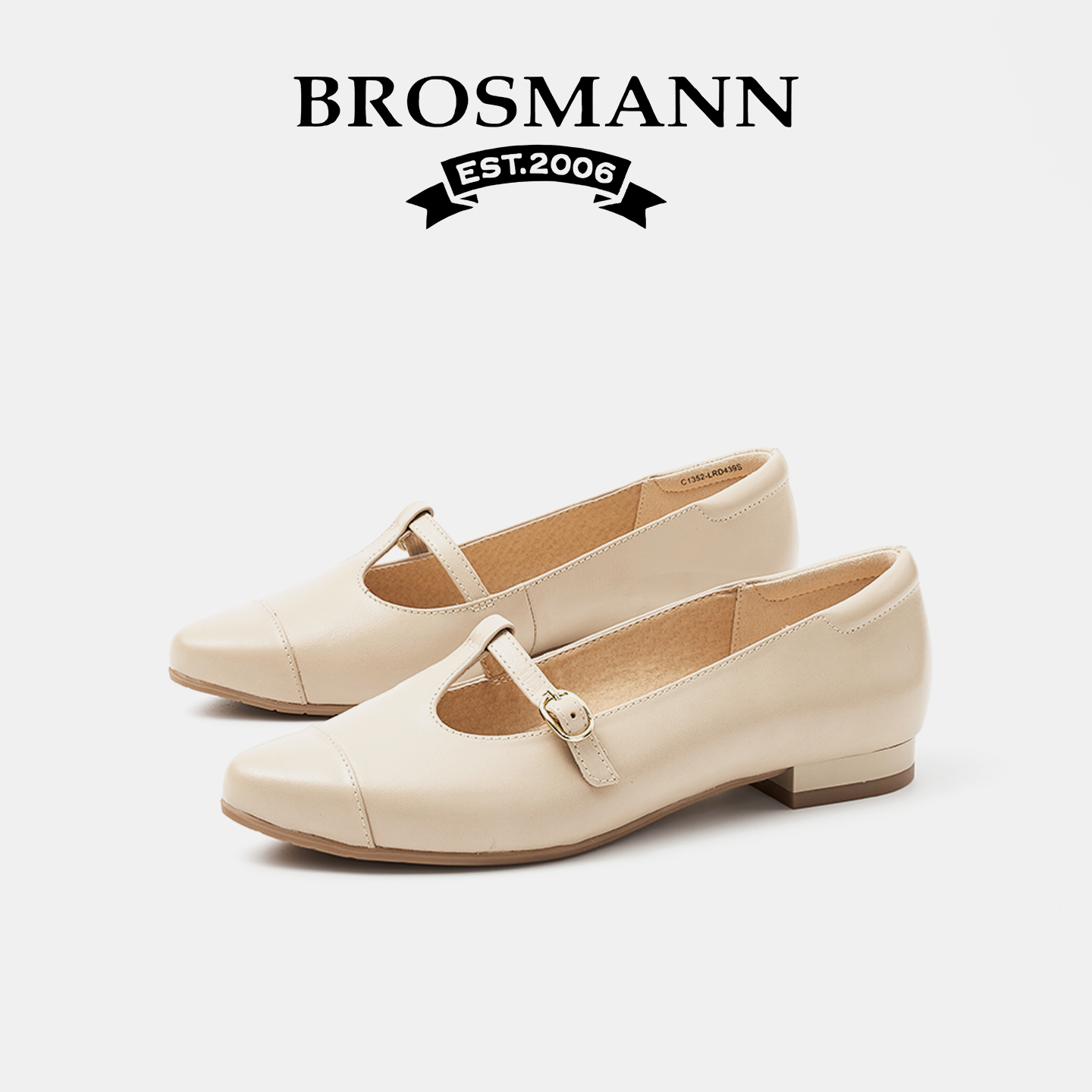 宝舒曼法式玛丽珍鞋舒适浅口单鞋