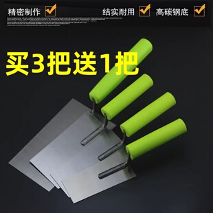 胶柄灰匙抹泥刀抹子泥工铁板抹泥板砌砖刀收光刀油灰刀泥刀灰池