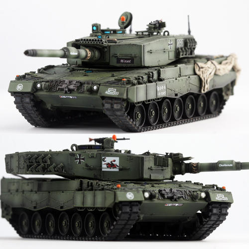 88MODEL 1/72 德国豹2A4 主战坦克 绿色 成品模型
