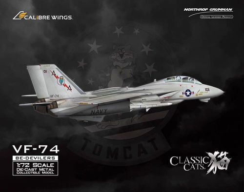 Calibre Wings CA721410 1/72 F-14A VF-74魔鬼中队 Be-Devilers