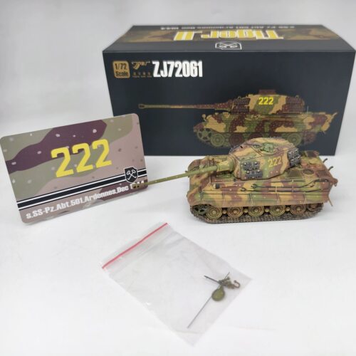 指尖模室ZJ72061款光影虎王涂装222号车（不包括兵人兵人只展示）
