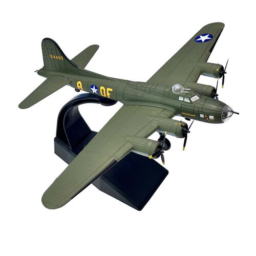 1/144 二战B-17美军B17轰炸机合金仿真静态成品飞机军事模型摆件
