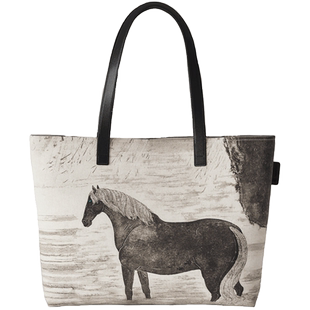 成军x仟象映画 艺术款托特包时尚女包小众设计大容量单肩包帆布包