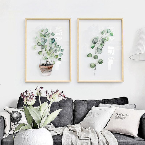 小清新风隔板透明ins家居挂画