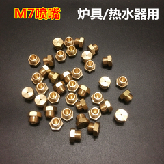 燃气壁挂炉采暖炉喷嘴灶具热水器配件 天然气液化气转换气嘴黄铜.