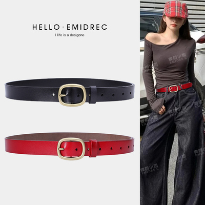 麦哲小姐时尚百搭韩系潮流裤带女