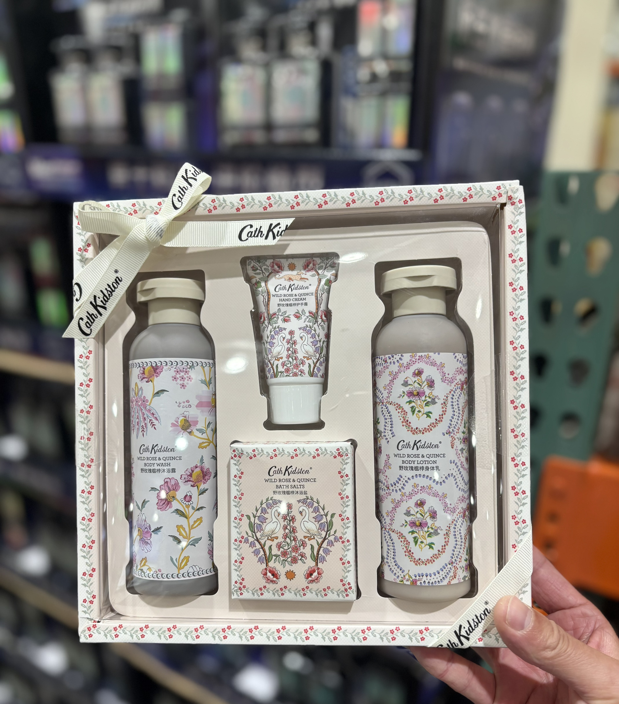 Costco开市客Cath kidston 新款英国野玫瑰保湿礼物盒洗护套装女