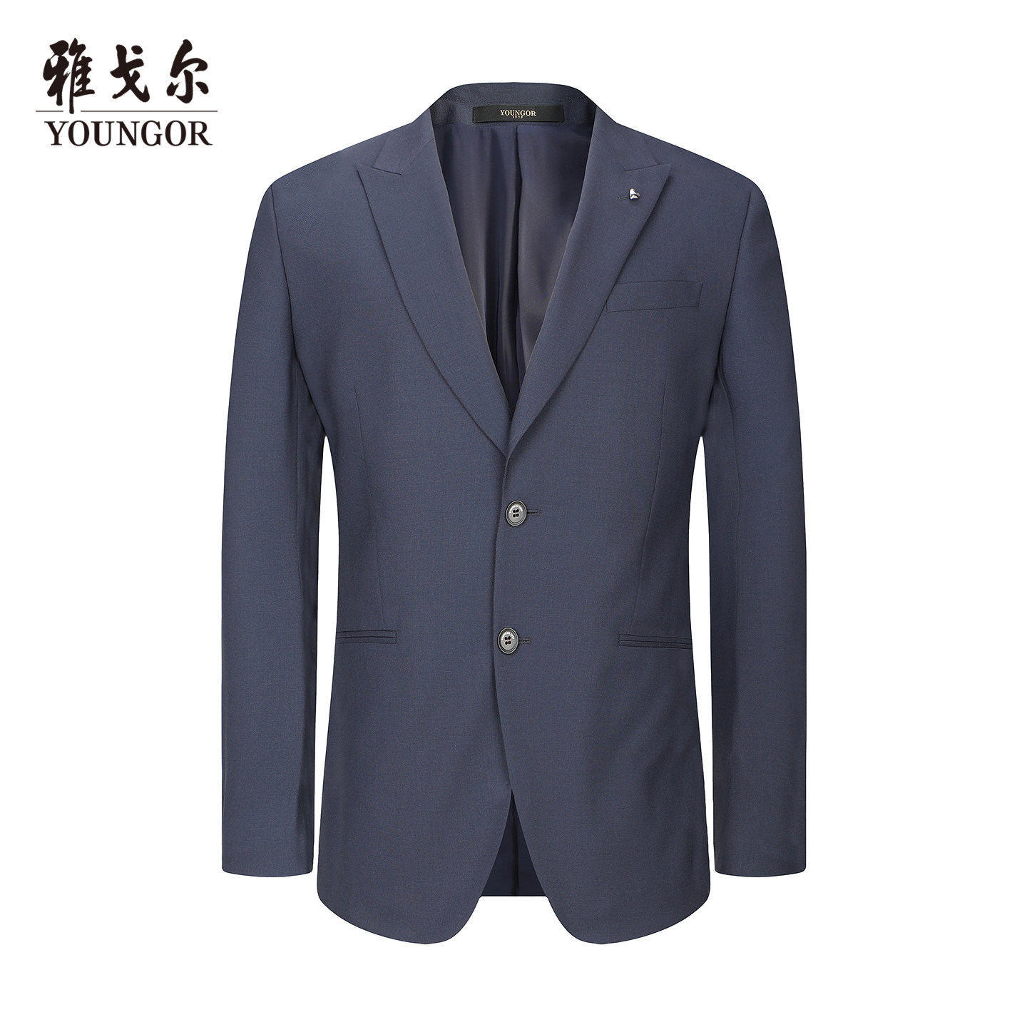 【商场同款】雅戈尔男士西服春季新款官方商务休闲羊毛西装外套男