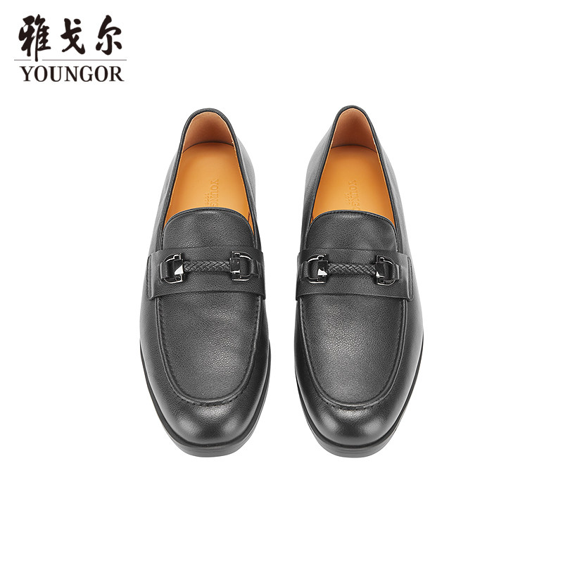 【商场同款】雅戈尔男鞋春季新款官方商务休闲上班穿单鞋男
