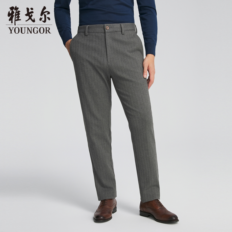 雅戈尔长裤休闲休闲裤