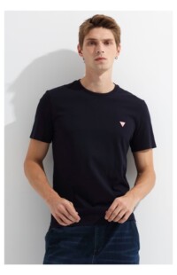 免烫t恤 短袖 情侣春夏热销NM2K936 修身 guess纯色休闲印花圆领时尚