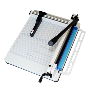 宝预858A3手动切纸机裁纸刀A3重型厚层切纸刀办公小型裁纸机桌面式标书裁切机相片名片切割机重型裁刀切厚书