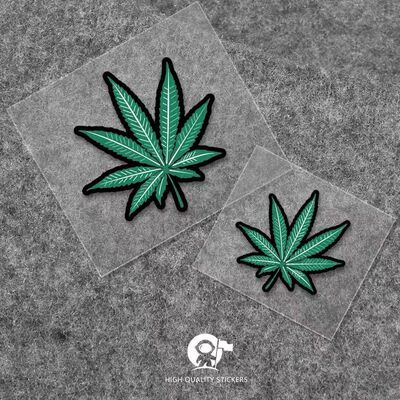 FXYP 树叶潮牌jdm汽车改装饰贴纸防水防晒划痕遮挡电动摩托车贴纸