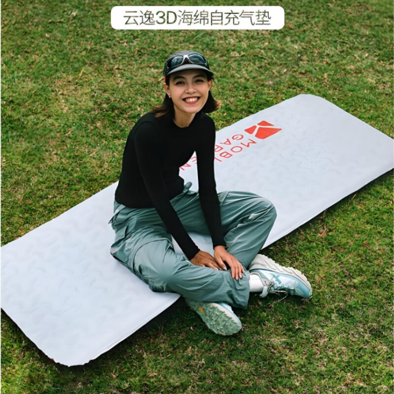 牧高笛云逸3D海绵自充气垫户外防潮垫露营帐篷睡垫充气床垫隔凉