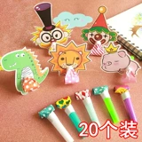 Свисток для мальчиков и девочек, вечернее платье, детский мультяшный мегафон, подарок на день рождения