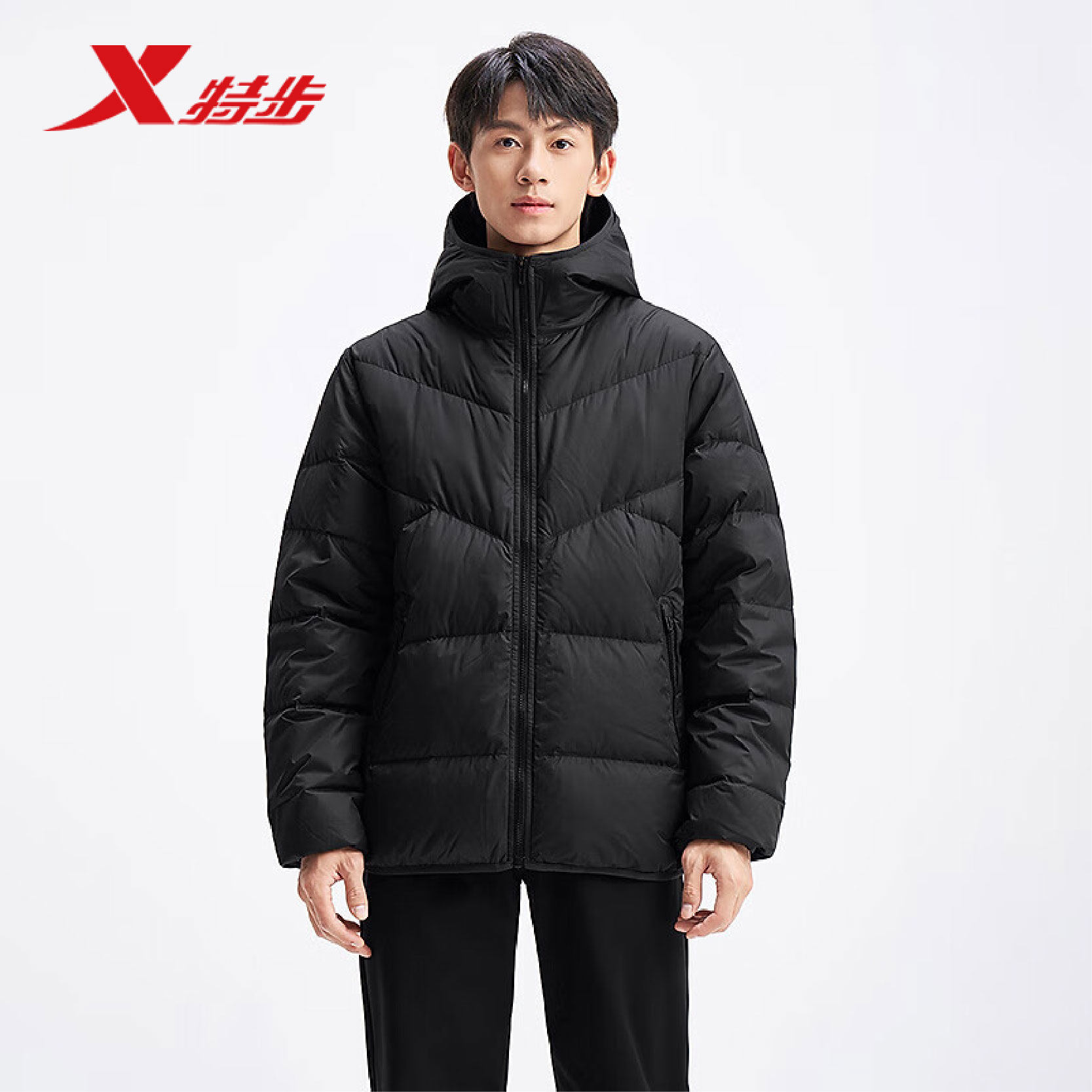 特步羽绒服男外套2025冬季新款防泼水运动保暖鸭绒975429190118,运动服/休闲服装,运动羽绒服,淘宝优惠券,粉丝福利购,淘宝优惠卷