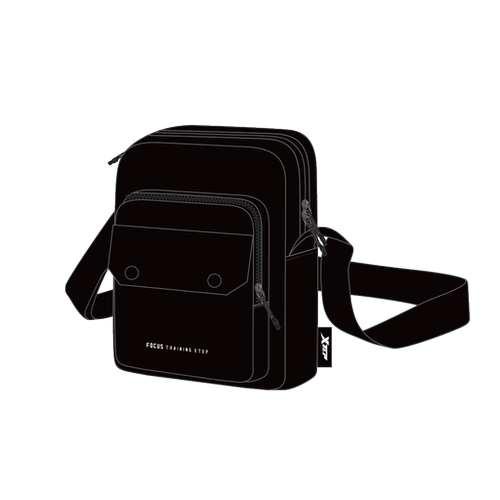 特步男士便携小包斜挎包随身包包男款2025新款单肩包外出轻便背包