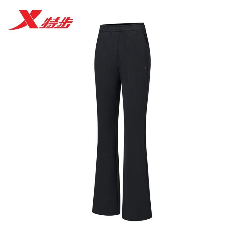 特步女款梭织运动长裤