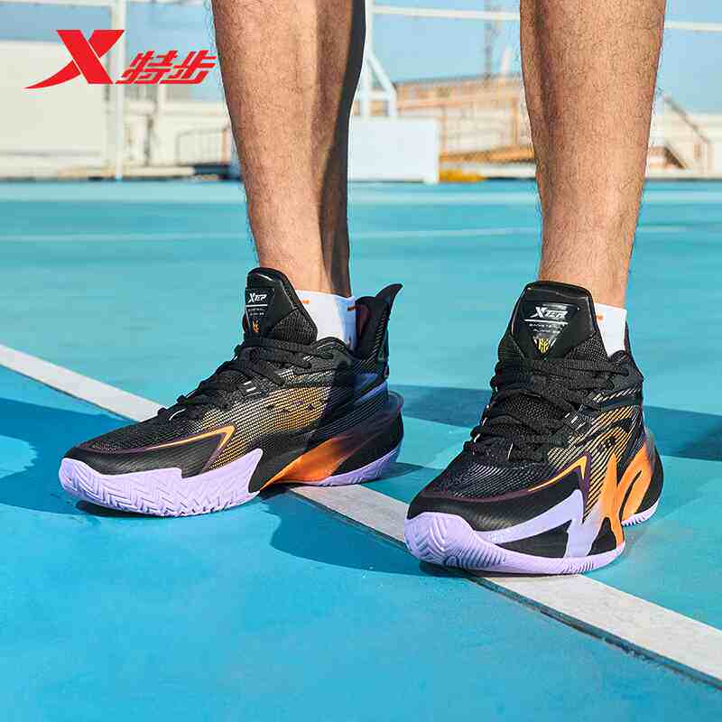 特步鏖战3代男篮球鞋减震防滑