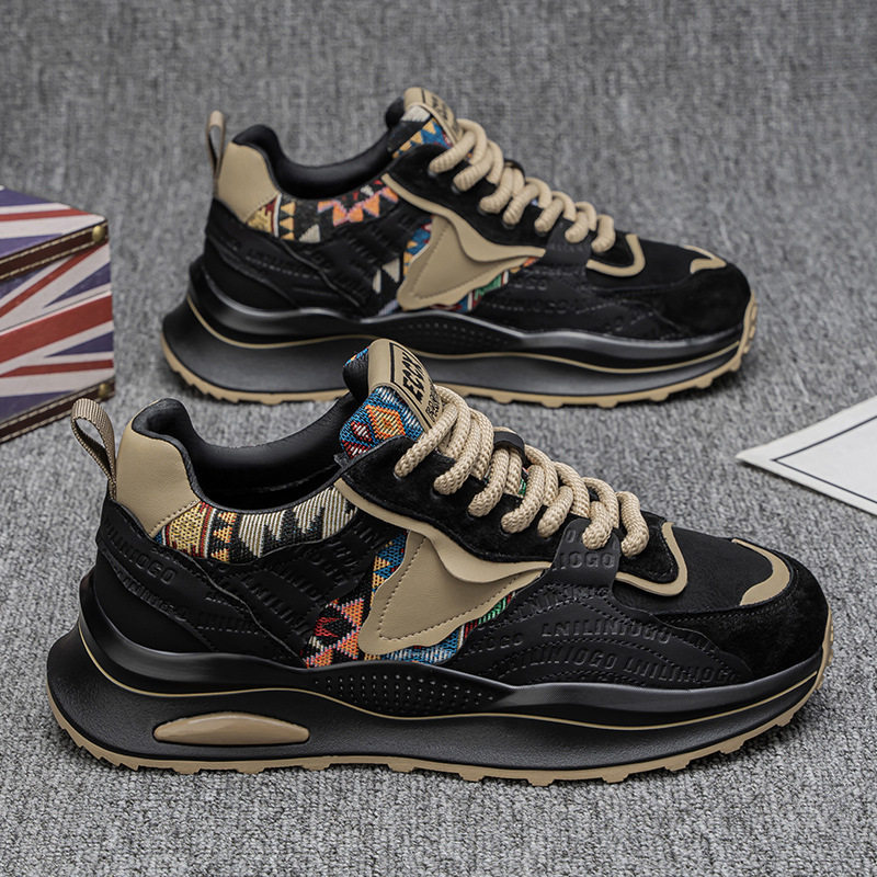 香港潮牌男鞋2025春季新款休闲百搭舒适鞋时尚潮流小众防滑耐磨复,流行男鞋,老爹鞋,淘宝优惠券,粉丝福利购,淘宝优惠卷