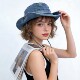 牛仔渔夫帽女夏季 香港潮牌 26新款 显脸小防晒遮阳帽日系文艺复古