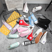 新款 女士时尚 ins鞋 韩国潮鞋 板鞋 女夏季 街拍爆款 潮流学 2025帆布鞋